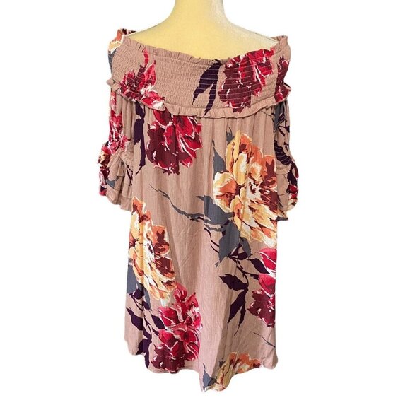 Shyanne Country Wear It Mean‎ It  Off the Shoulders Western Floral Dress Small - Picture 1 of 11